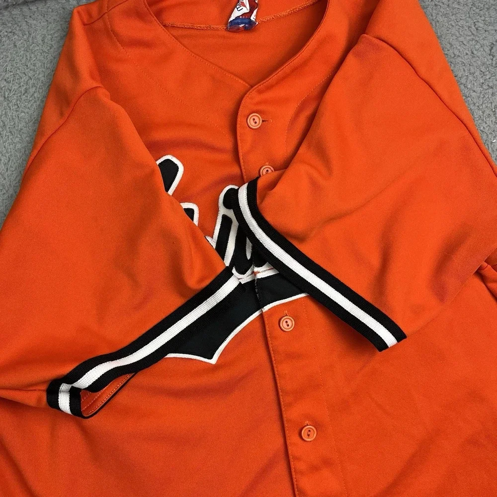 Majestic San Francisco Giants‎ Baseball Jersey Authentic Sewn Orange Mens Large